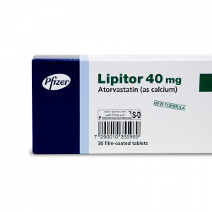 Липитор, Lipitor, аторвастатин, 40 мг