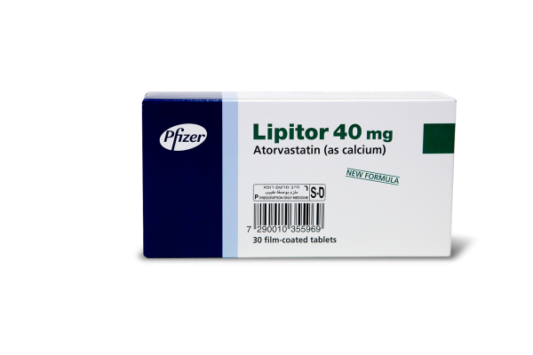 Липитор, Lipitor, аторвастатин, 40 мг