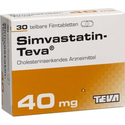 Симвастатин, Simvastatin 40мг 30 Заказать Израиля доставкой