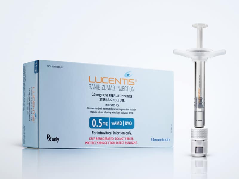 Луцентис, Lucentis, Ранибизумаб 0.5мг 0.05Ml Pfs | Заказать из Израиля .