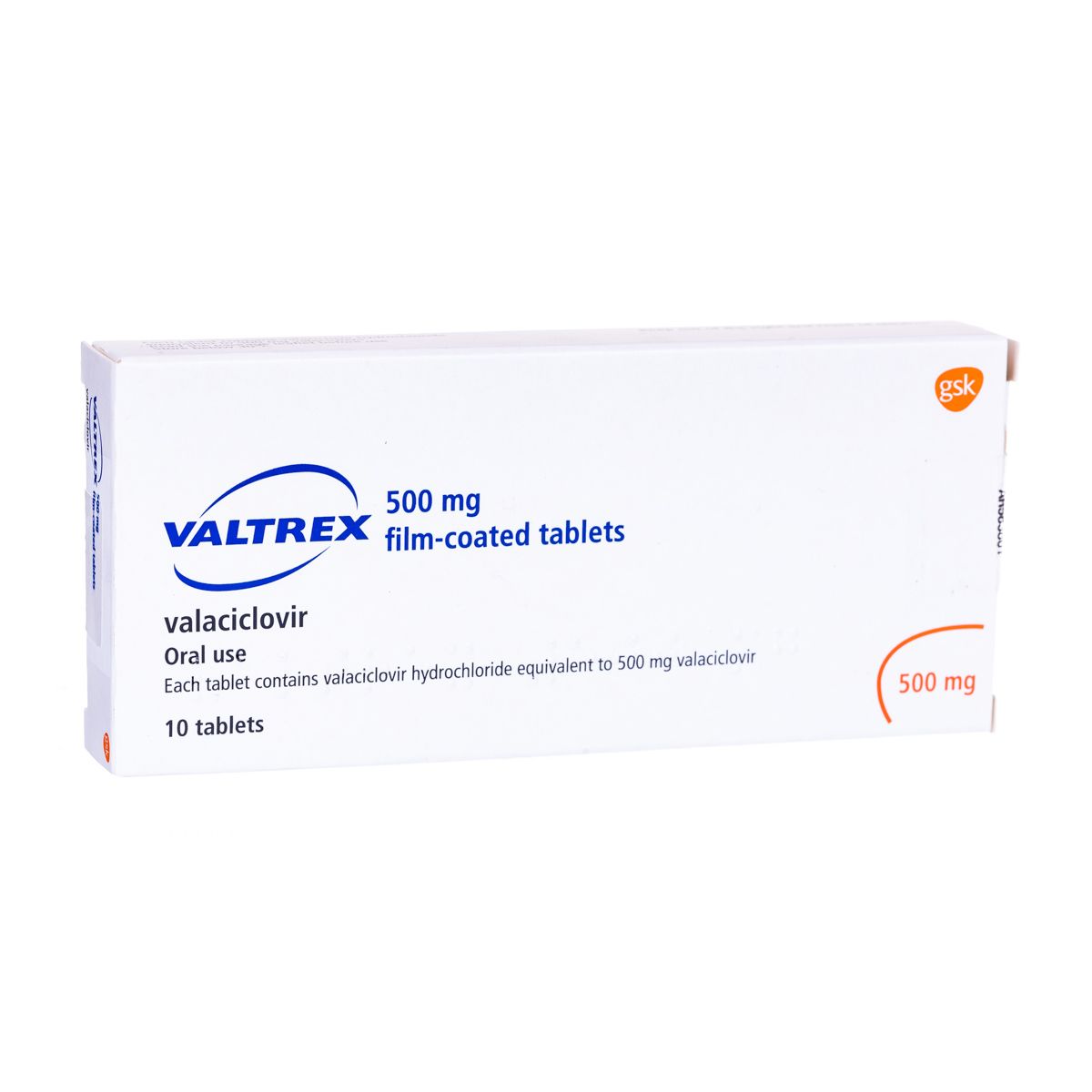 Валтрекс, Валацикловир, Valtrex 500 мг 42 таб | Заказать из Израиля .