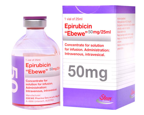 Эпирубицин, Epirubicin 50Mg/25Ml | Заказать из Израиля доставкой