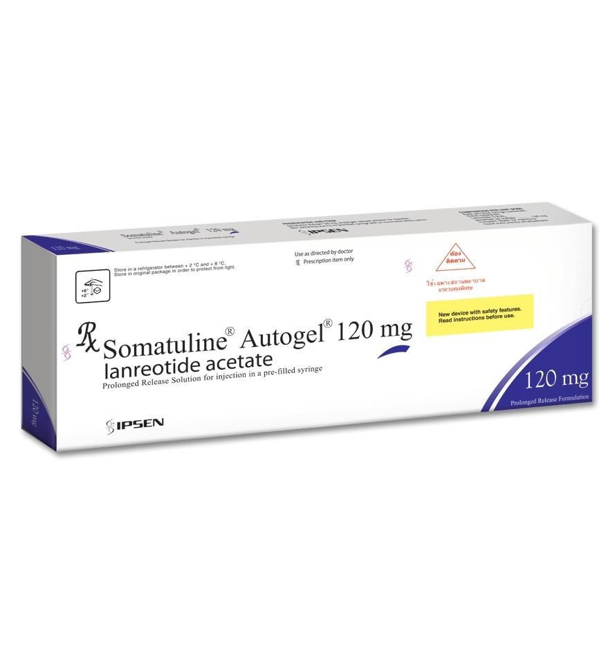 Ланреотид, Somatuline Autogel 120Mg | Заказать из Израиля доставкой